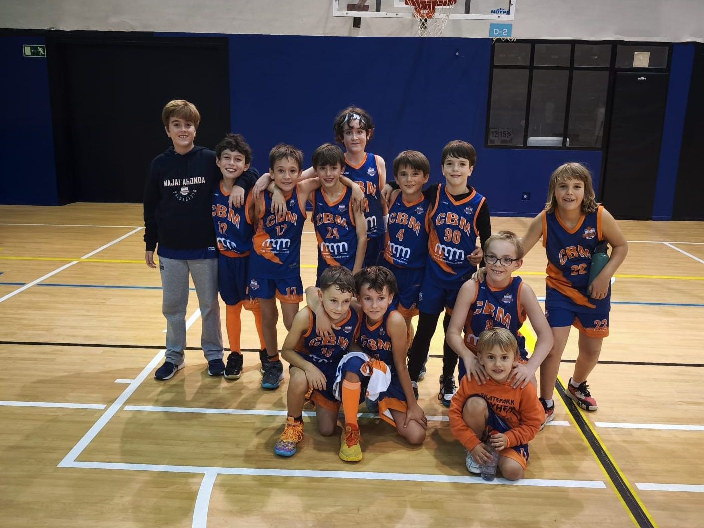 Gran remontada del Benjamín Naranja Masc en su partido